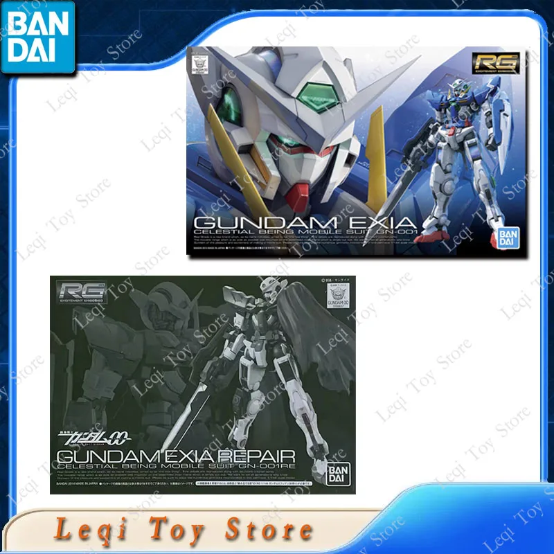 

Bandai оригинальный RG GUNDAM EXIA REPAIR GN-001 GN-001RE экшн-фигурки аниме игрушки детский подарок в сборе модель украшения