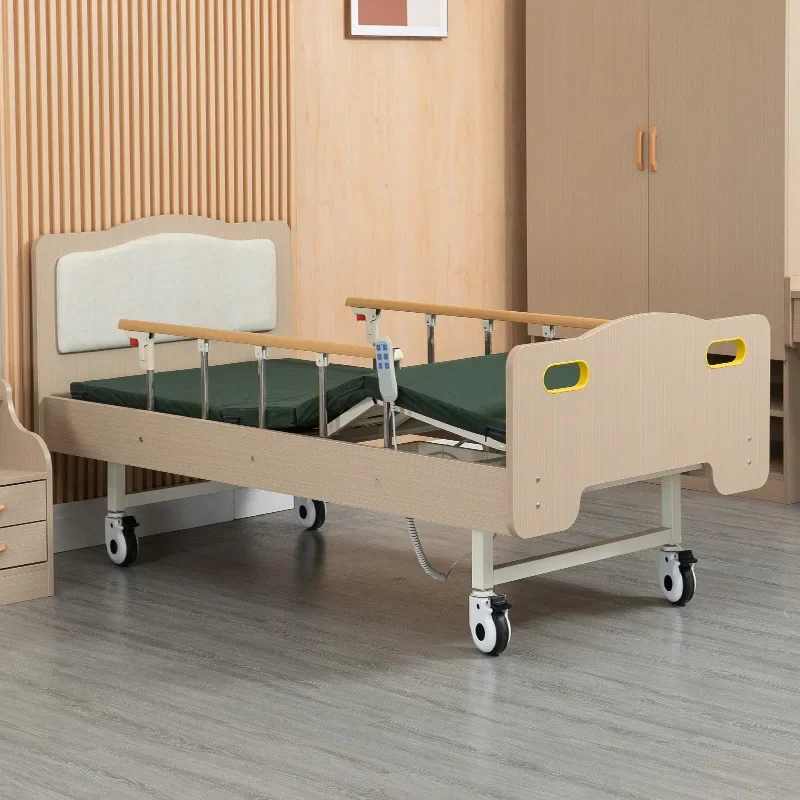 Nursing Home Self-Care Bed Oriented Strand Board Material Double Shake Nursing Bed Electric Self-Care Bed