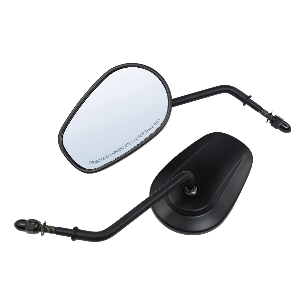 8MM Rear View Mirrors For Harley Touring Road King Road Glide Sportster XL883 XL1200 Dyna Heritage Softail SuperLow FXDB FXDWG