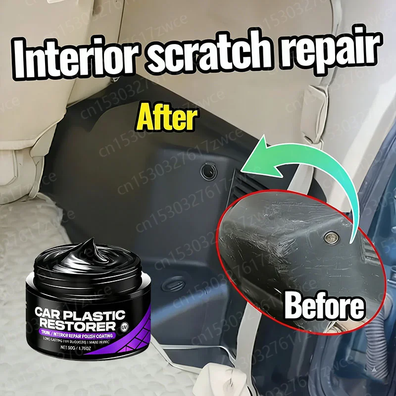 Auto Plastic Restorer Back To Black Gloss Car Interior Leather & Panel Renewal Wax Coating Agent Auto Polish And Repair Coating