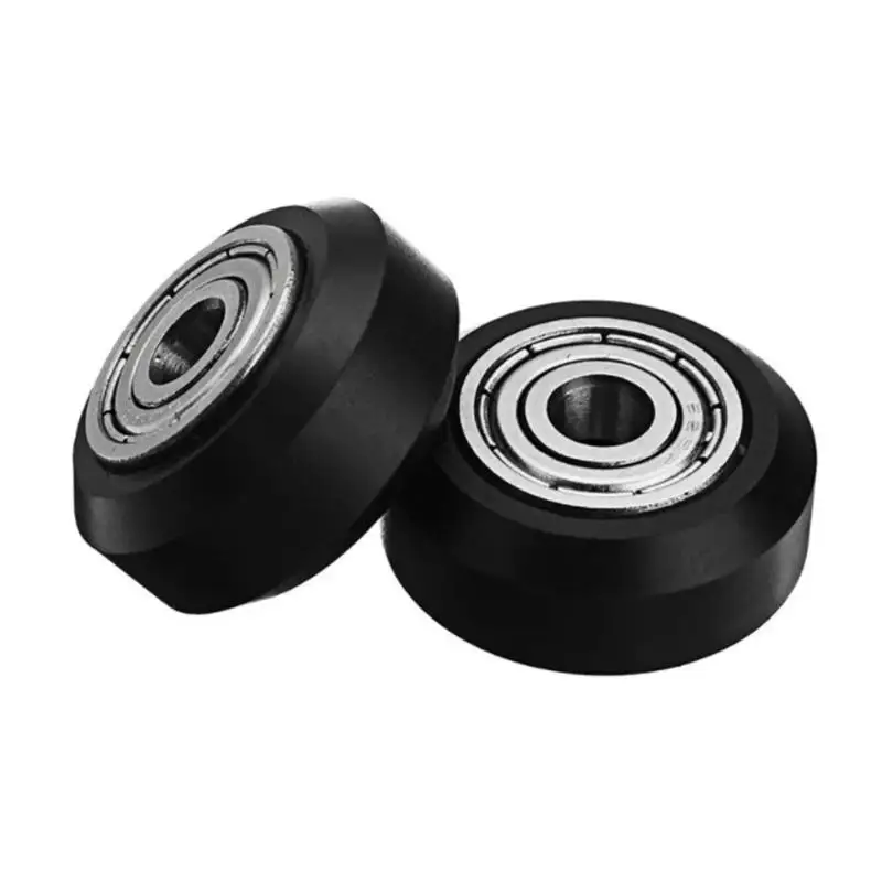 

Hot Sale! CNC Plastic POM Big Small Wheel With Bearing Idler V-Slot Aluminum Profile Perlin Pulley For 3D Printer Ender3 V2