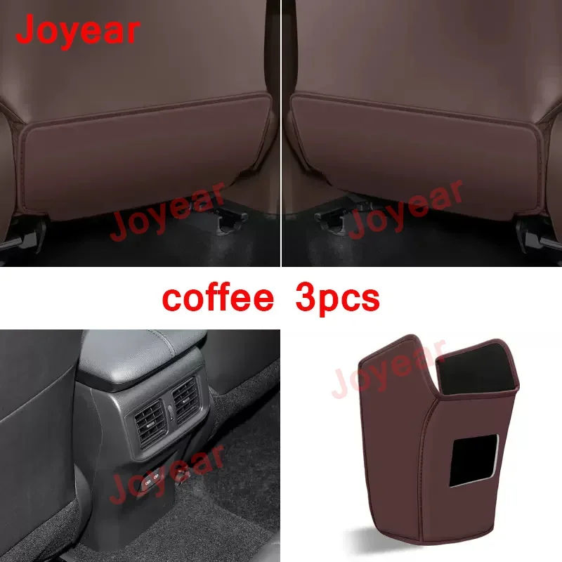 For Toyota RAV4 RAV-4 2020-2022 Car Rear Row Seat Back Anti-kick Mat Anti-Dirty Protector Cover Waterproof Pads Accessories