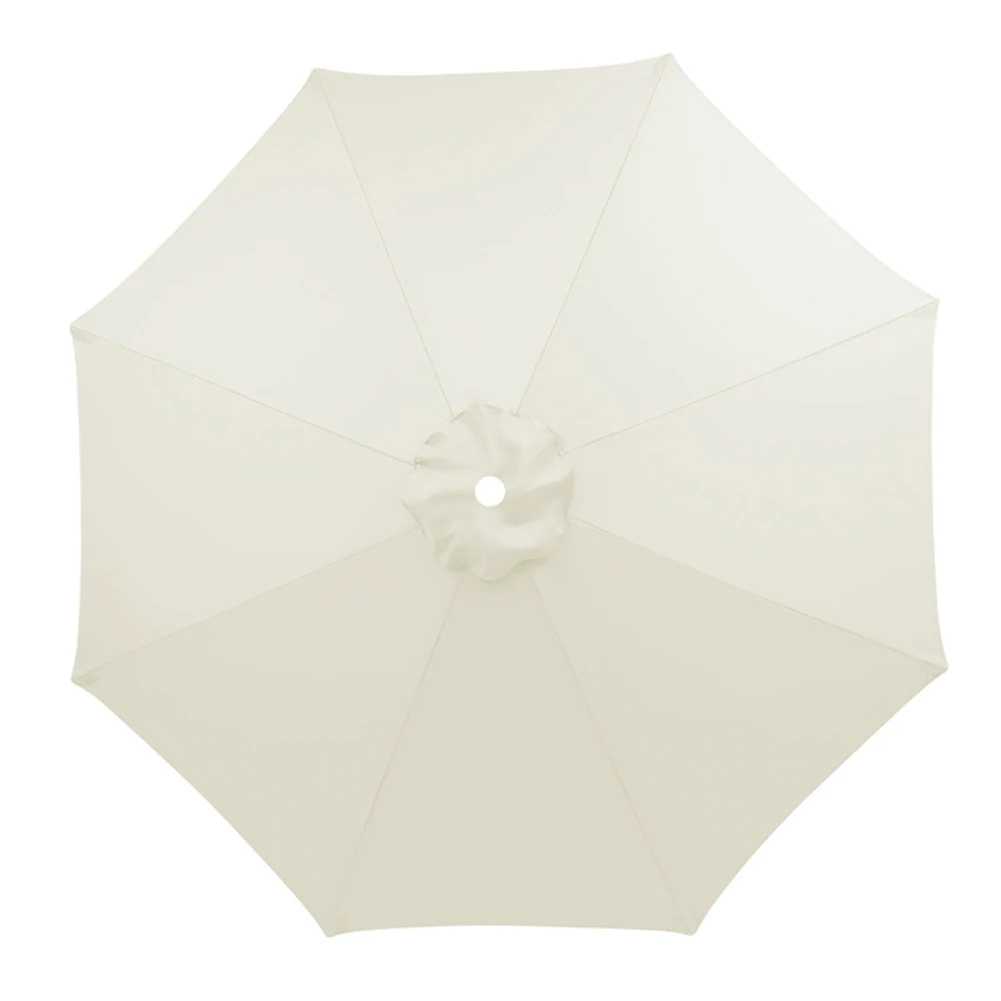

Canopy 2m Parasol Canopy Beige UV Protection Canopy Compatibility With Umbrella Stands Modern Aesthetic Appeal