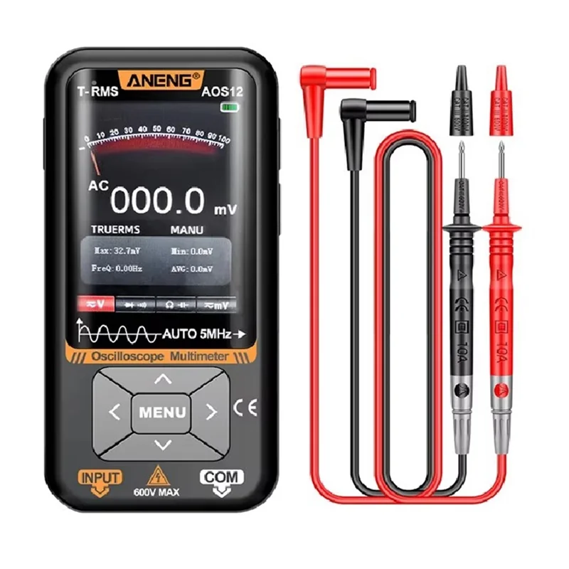 เครื่องทดสอบออสซิลโลสโคป AB34 5MHZ 48Msa/S ออสซิลโลสโคปแบบพกพาอเนกประสงค์สำหรับการทดสอบทางไฟฟ้า