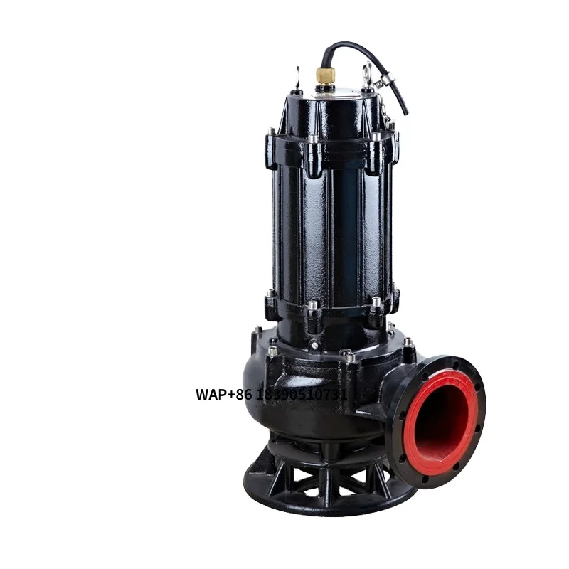 HOP 50GNWQ18-35 High-Pressure 5.5KW Electric Submersible Sewage Pump 5HP Cast Iron 30m  Flood Prevention Basement Automotive