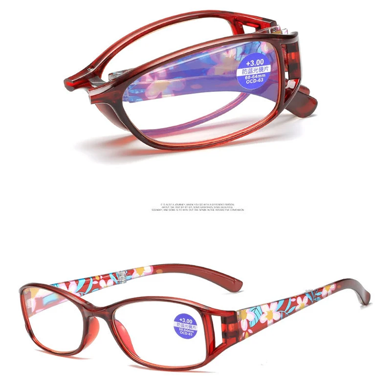 Tragbare Falten Lesebrille Männer Frauen Multifokale Bifokale Gläser Alte Auge In Der Nähe Von Weit Progressive Presbyopie Brillen Keine Fall – Detail 12