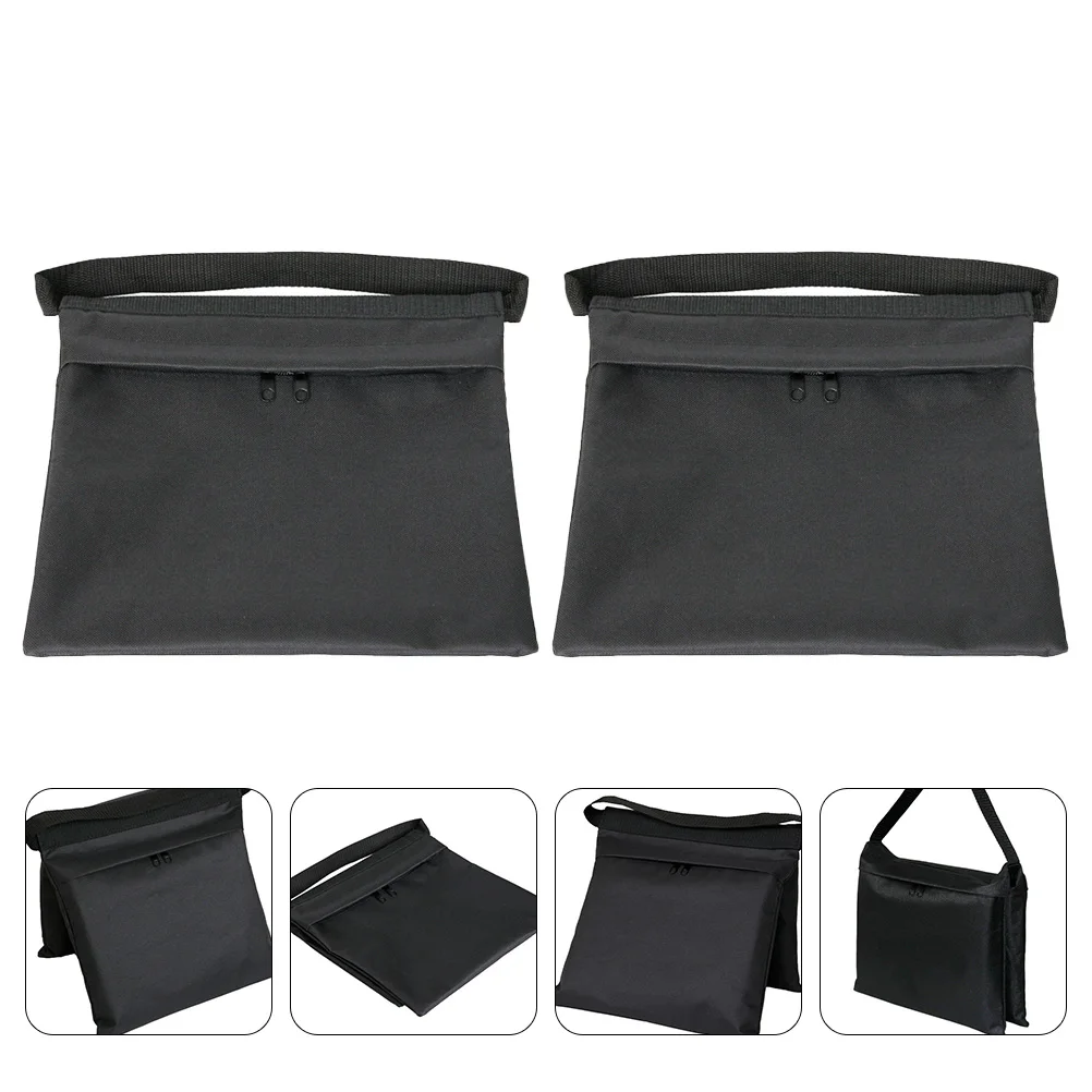 

2pcs 600D Oxford Cloth Sandbags Heavy Duty Tripod Balancing Double Zipper Lightweight Portable Outdoor Weight Training Exercise