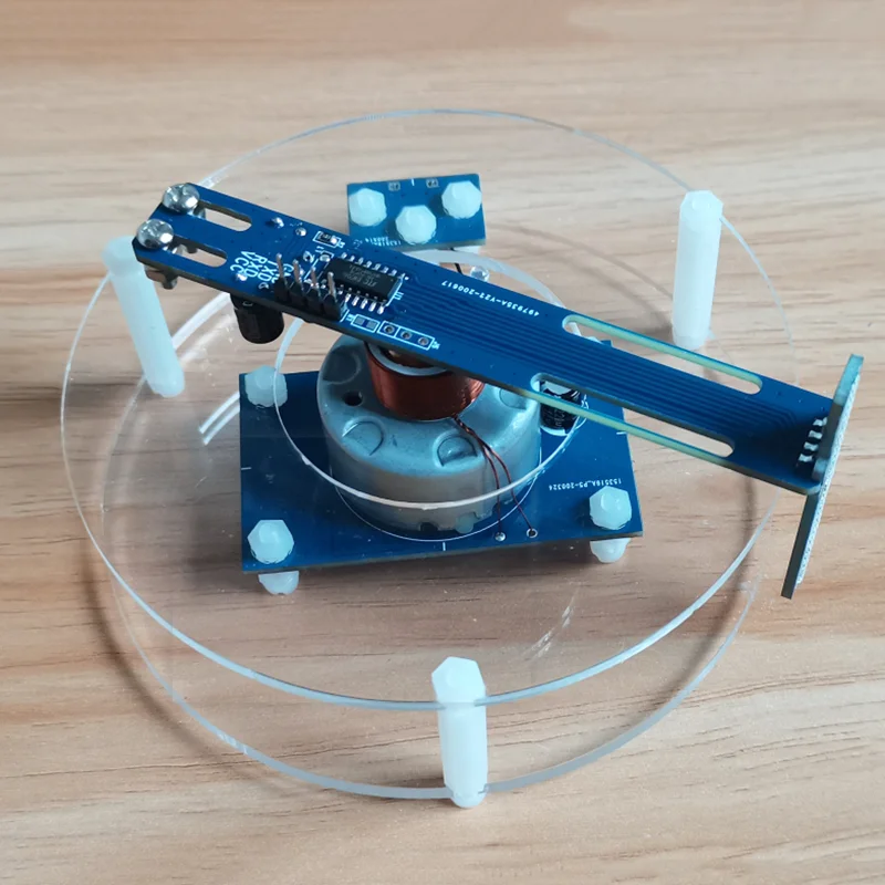 Rotating LED Display POV DIY Kit 16 Lights for Advertisement Romantic Message Electronic Learning Fun