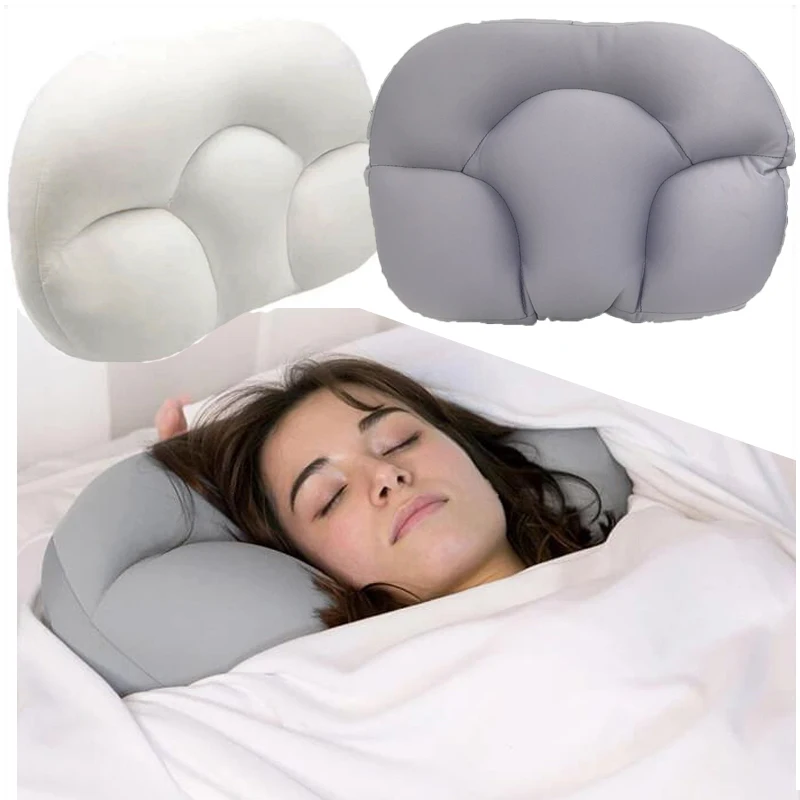 Cuscino per il sonno a tutto tondo collo per dormire Memory Foam cuscino per la testa a forma di uovo cuscino per il pisolino cuscino per il collo cuscino da viaggio