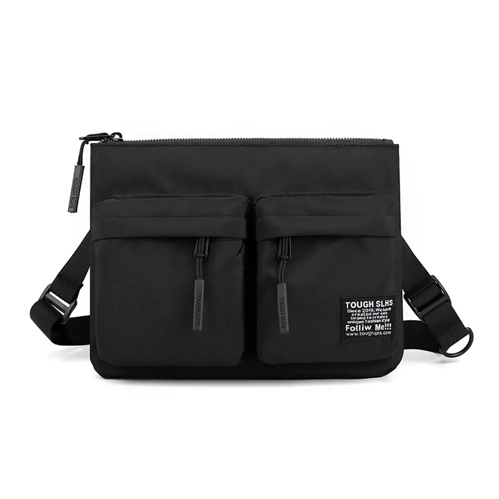 Multi-layers Men Crossbody Bags Lightweight Nylon Messenger Bags Waterproof Wear-resistant Large Capacity Shoulder bags Student