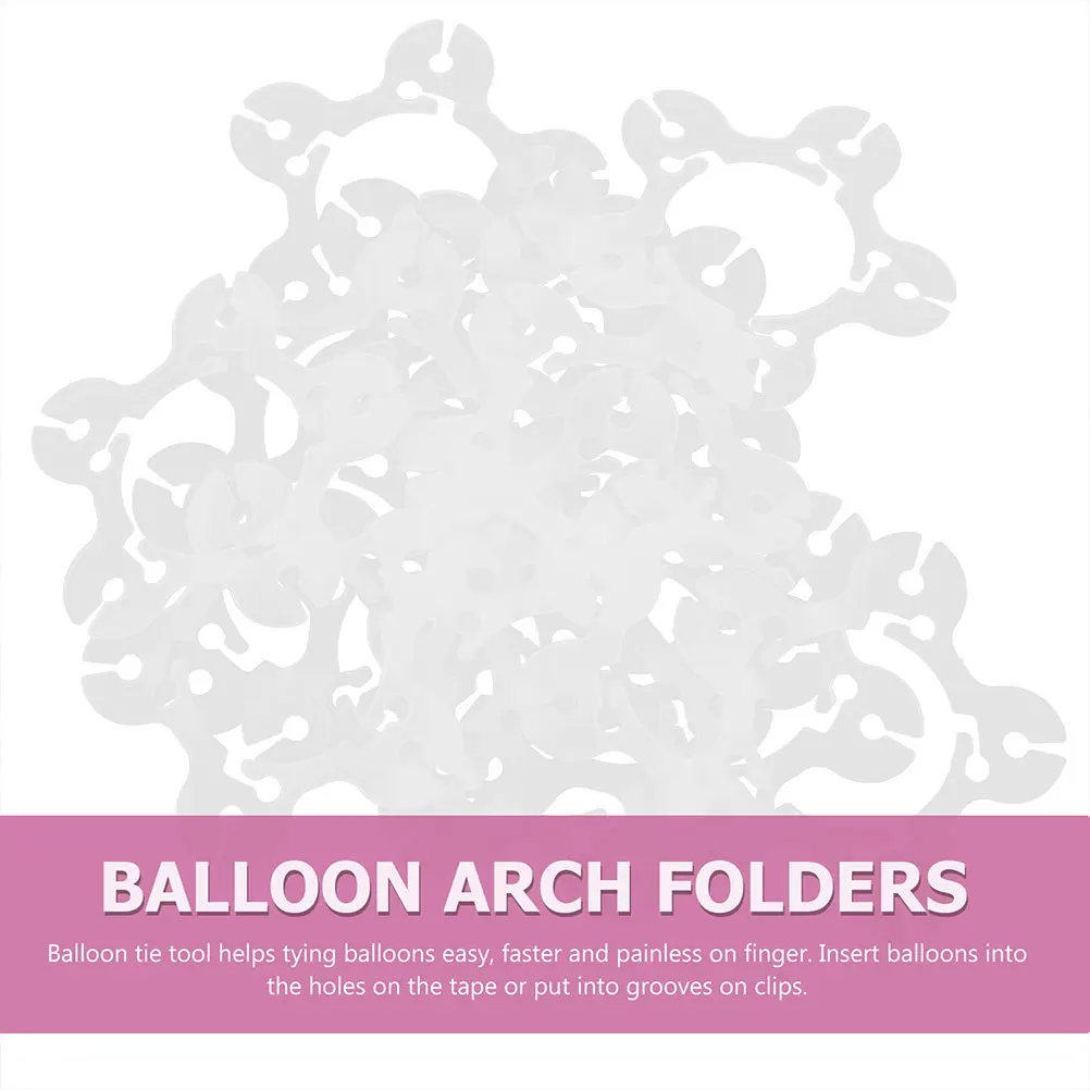 50 قطعة مقاطع حلقة أبازيم ديكور بالون الدائري لمستلزمات الحفلات حلقات قوس البالونات عيد ميلاد الزفاف ديكور المشابك #1