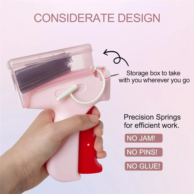 A57M-Mini Stitch-Gun Kit، مثبت سريع للملابس مع إبر ومثبتات وأزرار، مسدس وضع العلامات للملابس