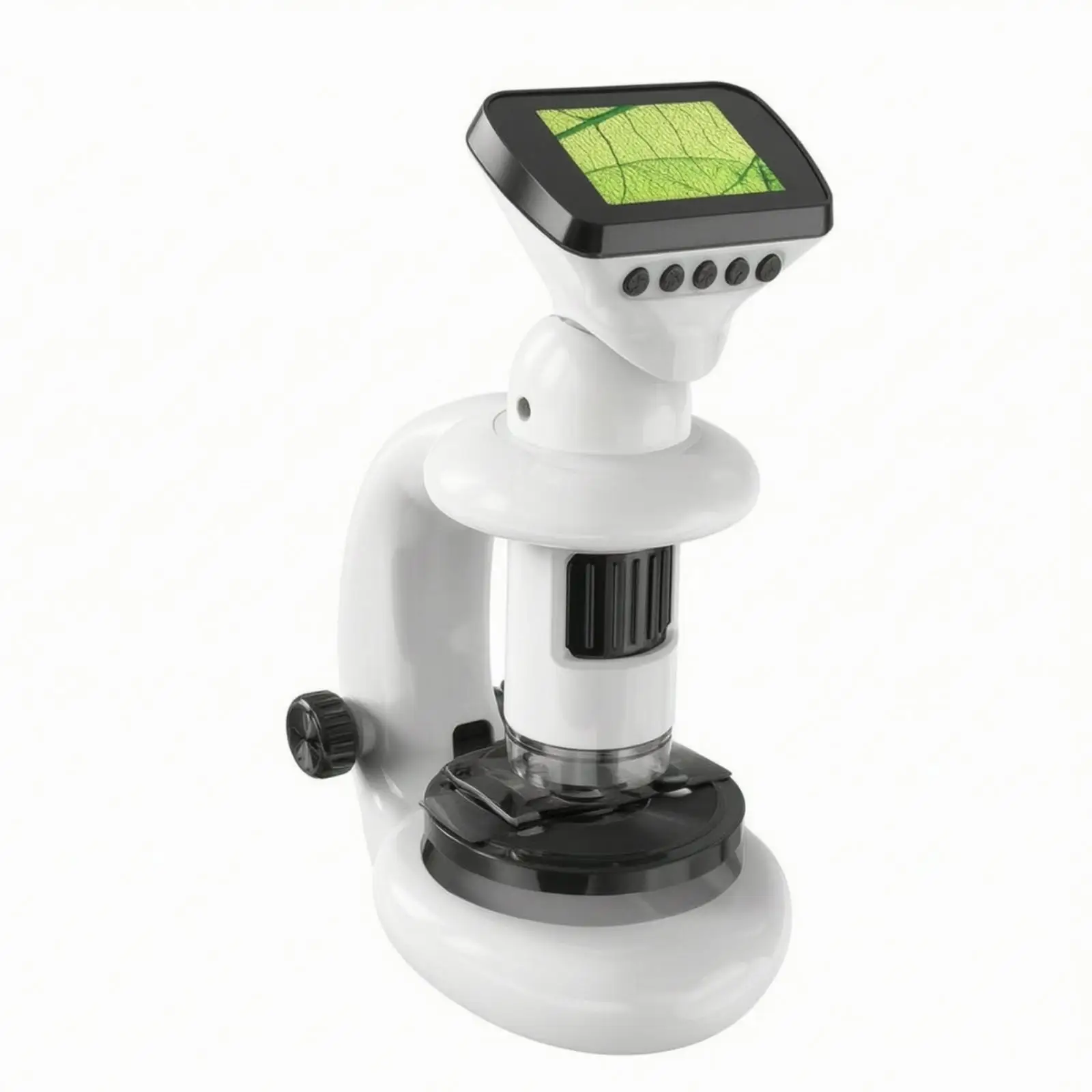 Digital Microscope 1000x with Sample Kit and Carrying Case for Home Study and Hands on Science Activity