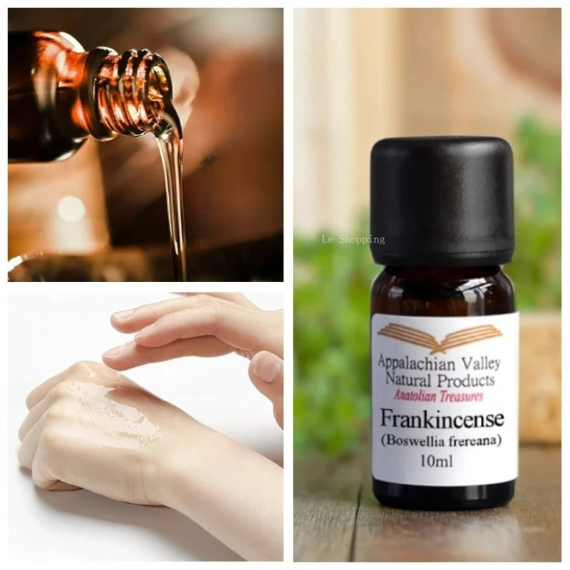 10ml Wild Somali Frankincense Pure Essential Oil Tearoom Studyroom Bedroom Yoga Purify The Air Remove Odors and Calm The Mind