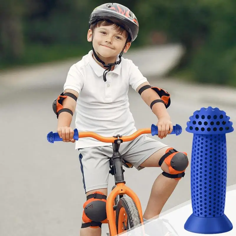 Kids Cycle Handlebar Grips 2X Non-Slip Soft Rubber Cycling Grips Handle Bar End Grip Scooter Grip Handlebar For Kids Girls Boys