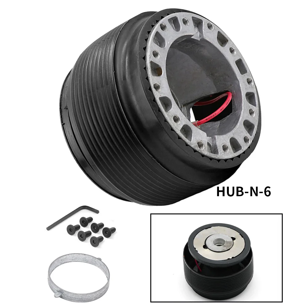 Adaptador de cubo de volante de carreras Boss Kit para Nissan sunny83-86, bujes de volante de HUB-N-6 universales