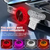 Car USB Ambient Lights Portable Mini LED Atmosphere Lamps Interior Decorative lights for car and Computer, Environment Lighting 3
