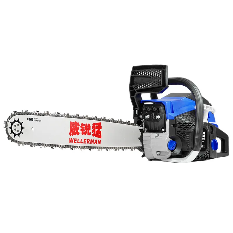 

20 Inch 2-stoke Gas-powered Chainsaw Cutting Wood Gas Sawing Single Cylinder Chain Saw Air-cooled 52CC