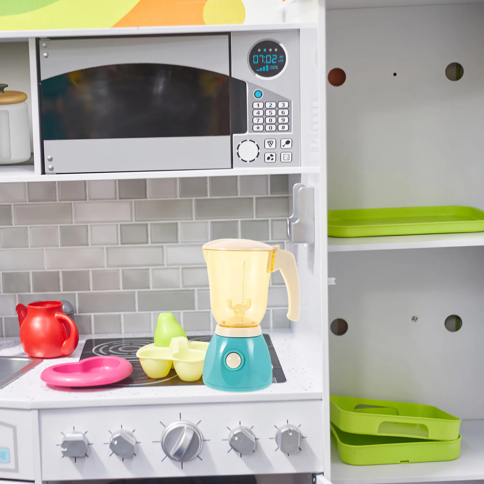 مجموعة أدوات المطبخ التعليمية الصغيرة للأطفال من 4 إلى 8 عصارة ليمون يدوية للفتيات الصغيرات #6