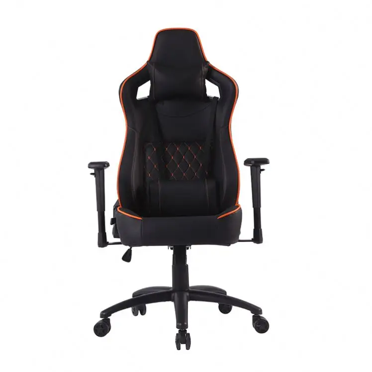 Luxury pu covered cushions high back racing computer gamer chair for home