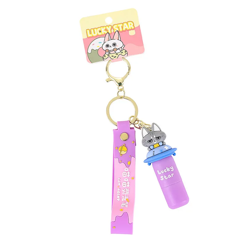 미니소 열쇠고리 자동차 펜던트, 정교하고 귀여운 책가방, 집게 게임 열쇠고리