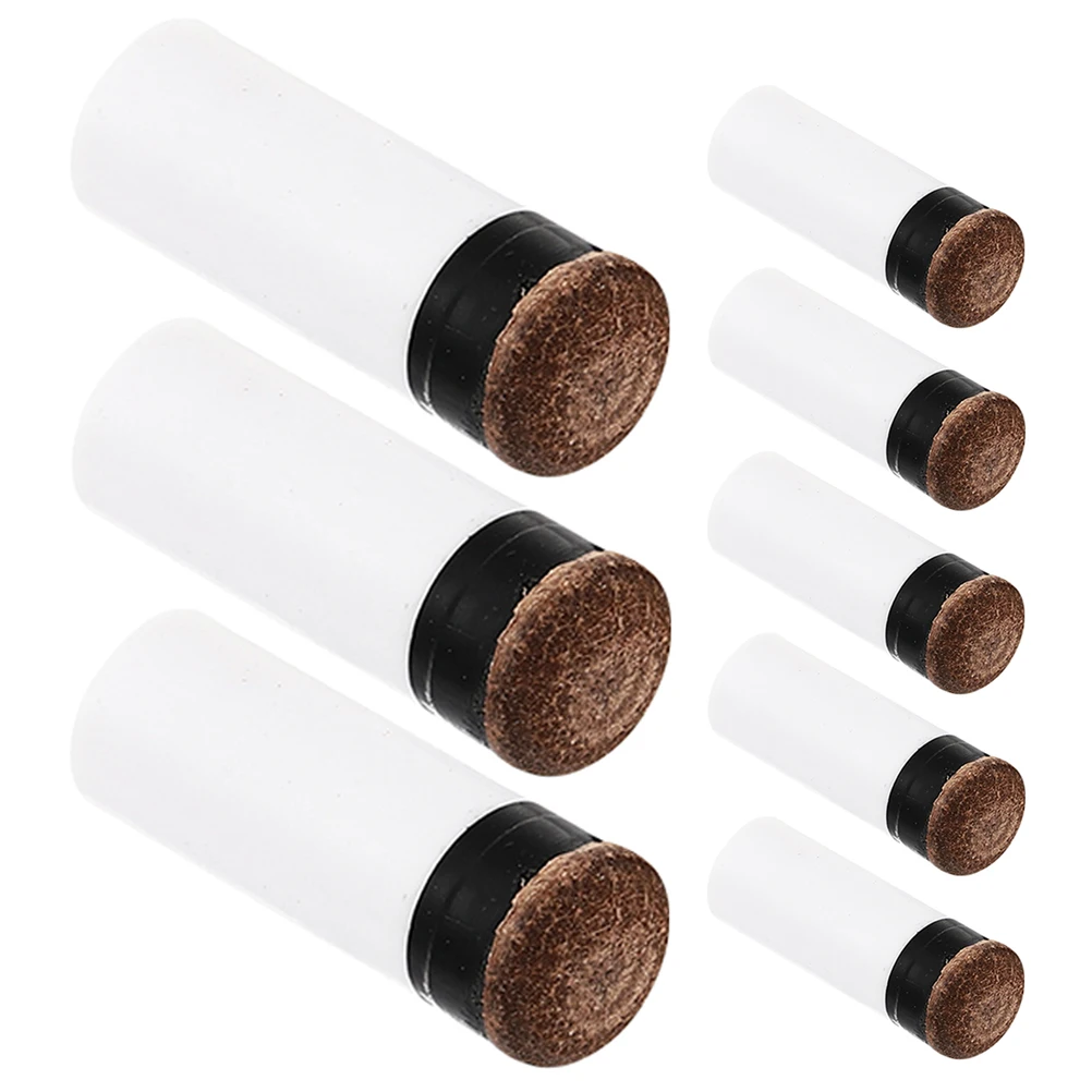 

8pcs Billiard Cue Tips Pool Stick Replacement Kit Plastic Ferrules Durable Repair Tool For Pool Billiards Accessories Portable