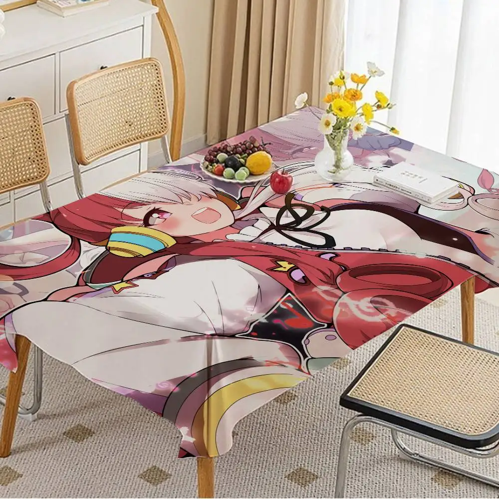 Uta O-One P-Piece Film Art Table Stain Resistant Decorative Washable Polyester Tablecloths For Dining Table Parties And Wedding