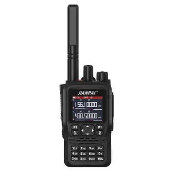 JIANPAI 8800 plus 10W 5800mAh Walkie Talkie 16 channels dual band high power GPS positioning Type-C charging waterproof radio