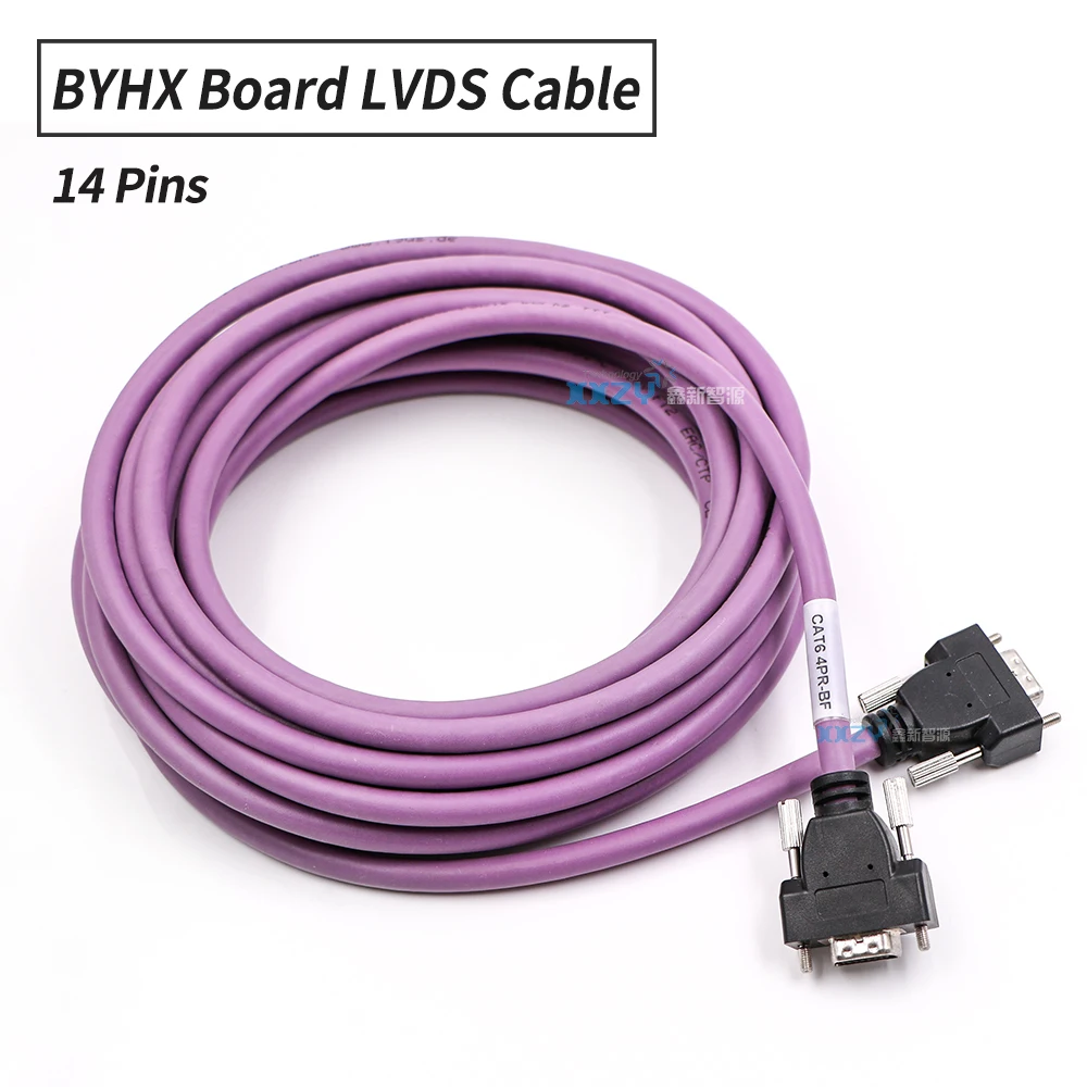 Original 14 Pins IGUS Data Cable For Solvent Printer BYHX Main Board Head Cable 4M 6M 9M LVDS Data Line 14P