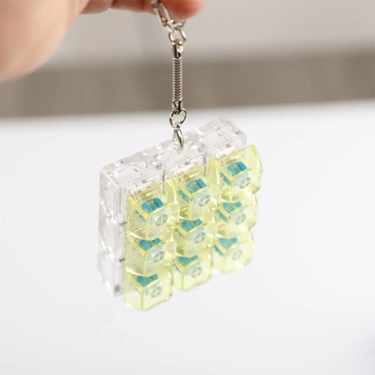 Jouet anti-stress pour clavier - 2 porte-clés pour clavier Relief -stress