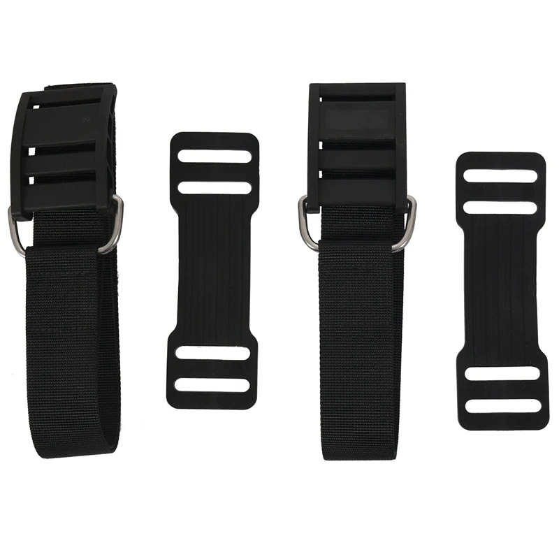 

4Pcs Scuba Diving Tank Strap BCD Tank Strap Band Weight Webbing Belt With Buckle Diver Equipment