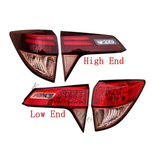Imagen 2 del producto Accesorios de luz trasera de coche para Honda Vezel HR-V HRV 2015 2016 2017 2018, luz trasera, señal de giro, freno, conjunto de luz trasera