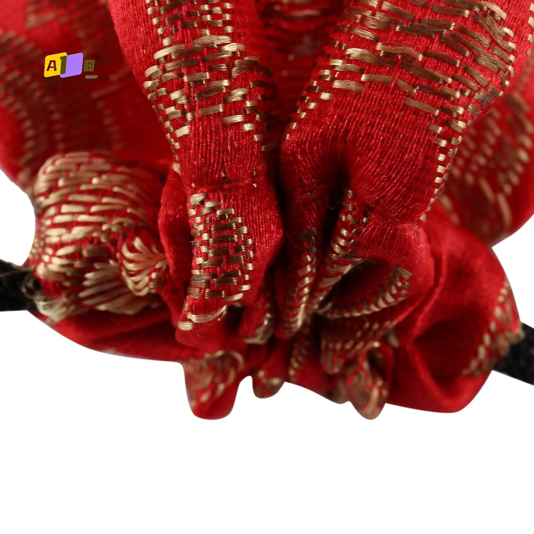 

A08F-24Pcs Silk Brocade Jewelry Pouch Bag, Drawstring Coin Purse,Gift Bag Value Set