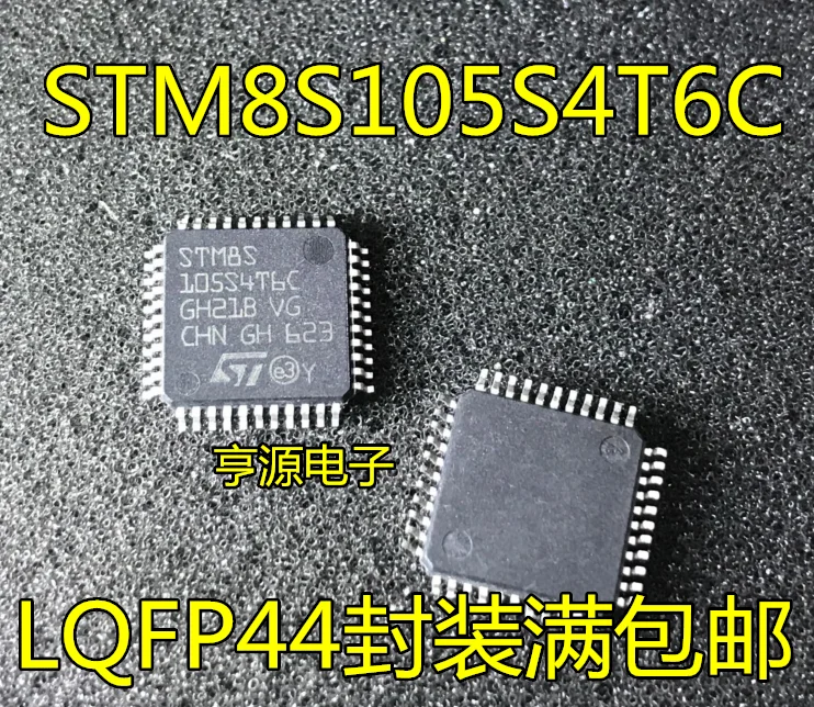 STM8S105S4T6C STM8S105S6T6C QFP-44 STM8S105C4T6 QFP48 oryginał, w magazynie. Moc ic