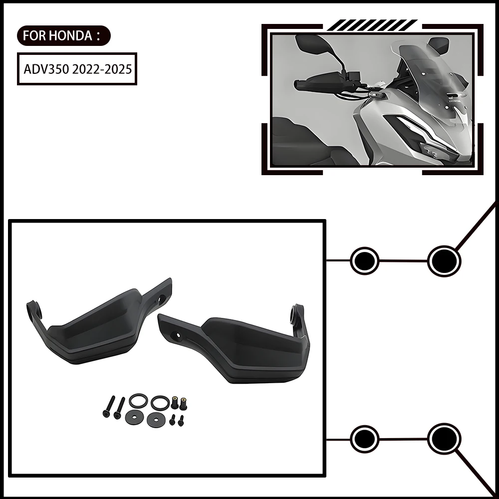Provide lasting protection for your ride – for Honda ADV 350 ADV350 adv350 motorcycle accessories handlebar handguards
