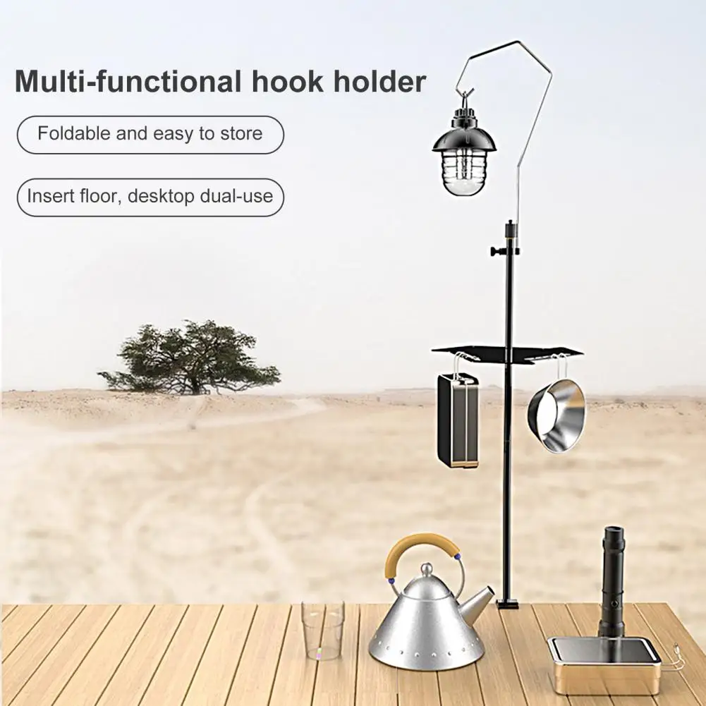 Foldable Stand 1 Set Reliable Foldable Desktop Clamps  Outdoor Multi Tool Equipment Light Stand for Outdoor