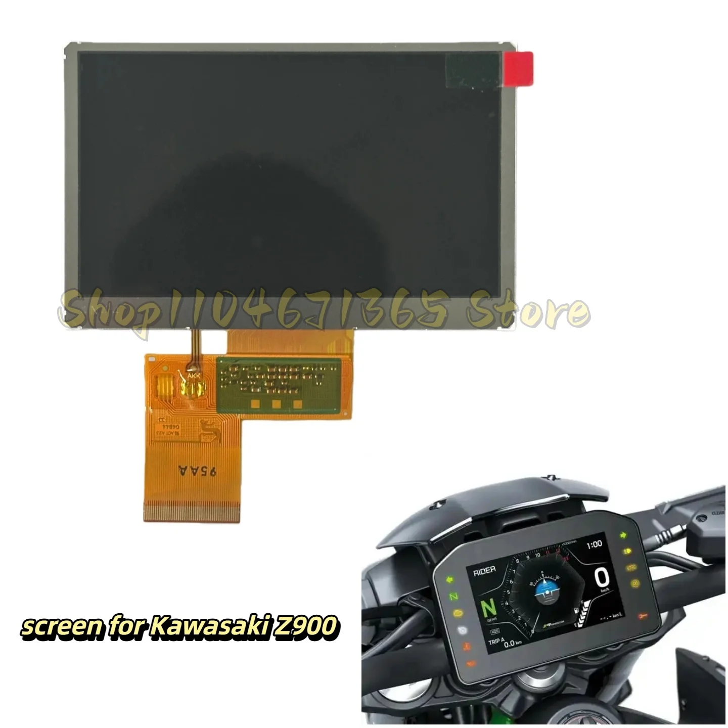 Motorcycle Meter Display for Kawasaki Z900 Z650 NINJA650 ZH2 ZX10R ZX4R Z1000SX 2020-2023 Speedometer Instrument LCD Screen