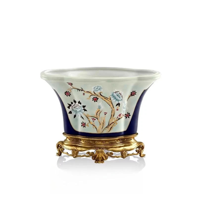 Vases Vintage Flower Vessels Living Room Decoration Entrance Coffee Table Ornaments Dining Table Flower Pots