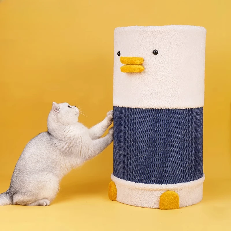 

Small blue duck bear duck duck sisal barrel cat climbing frame small cat nest cat tree scratching post frame