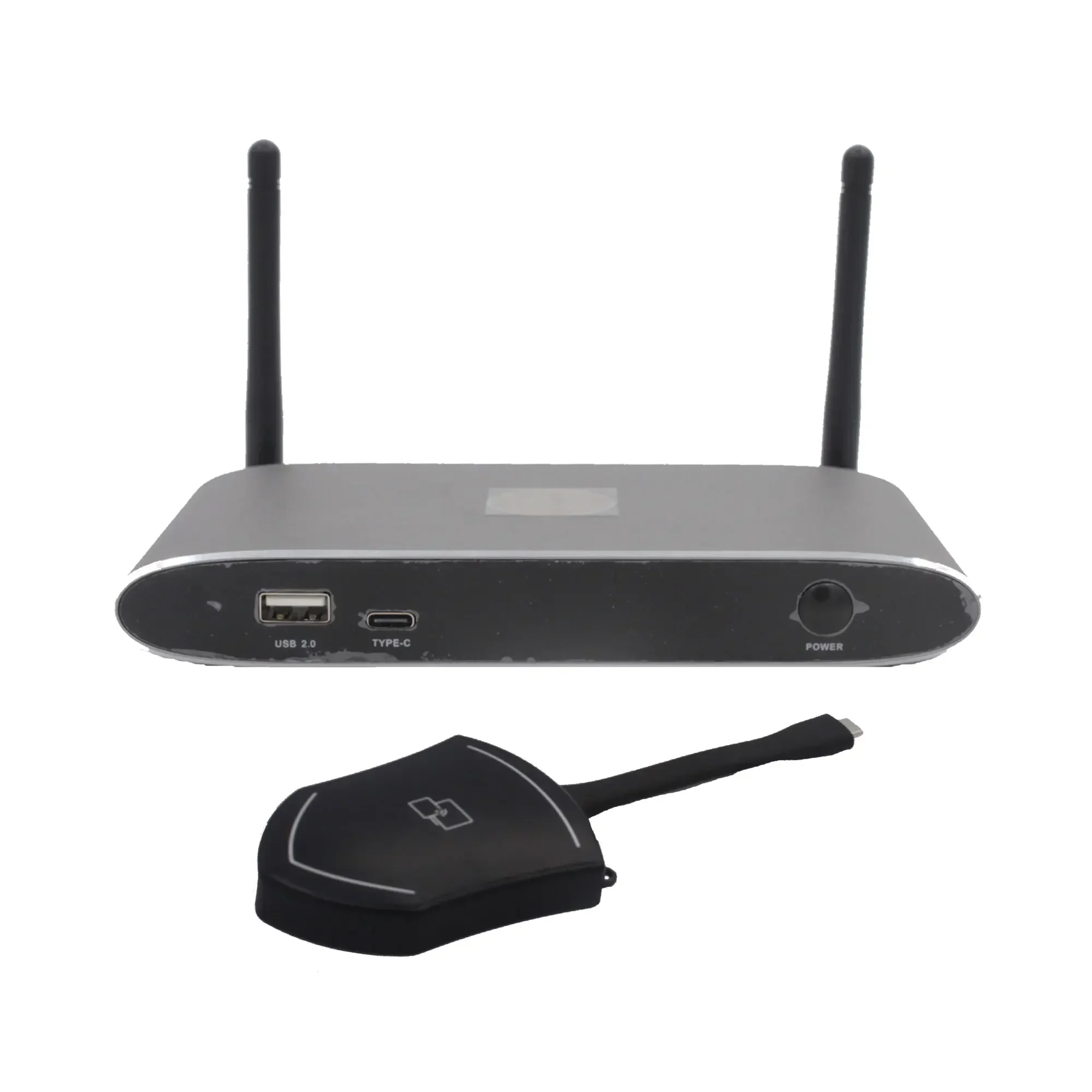 2025 BYOM 4K Wireless Presentation System Multiviewer dual screens Airplay Miracast Video Sender Dongle Transmitter Receiver Swi
