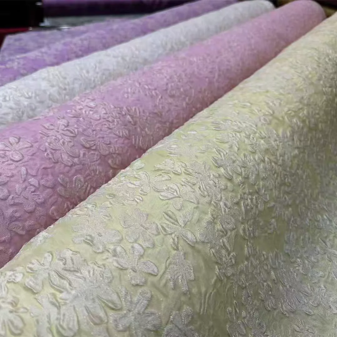 

Silk Taffeta Fabric Embossed Craft 25 Mum 140 Wide Dress Silk Material Home Sponge Pad DIY Handcraft