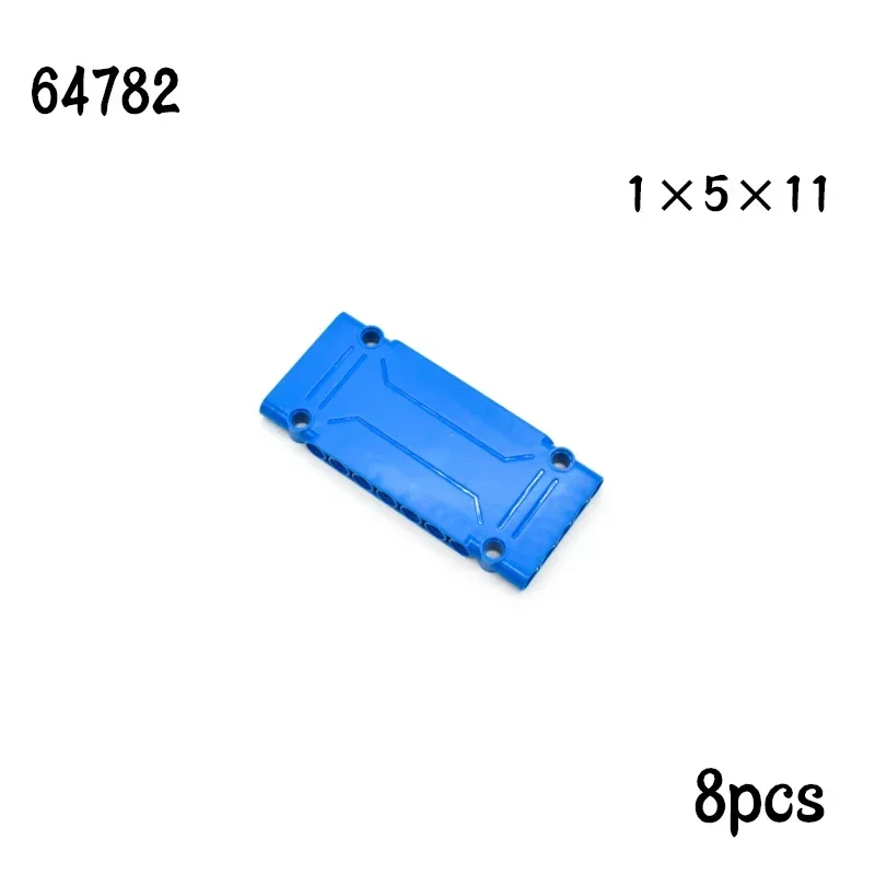 تجميع لوحة الجسيمات 1x5x11 1X3X11 لوحة مكعبات البناء الميكانيكية أجزاء السيارة الفنية 64782 15458 ألعاب الطوب للأطفال