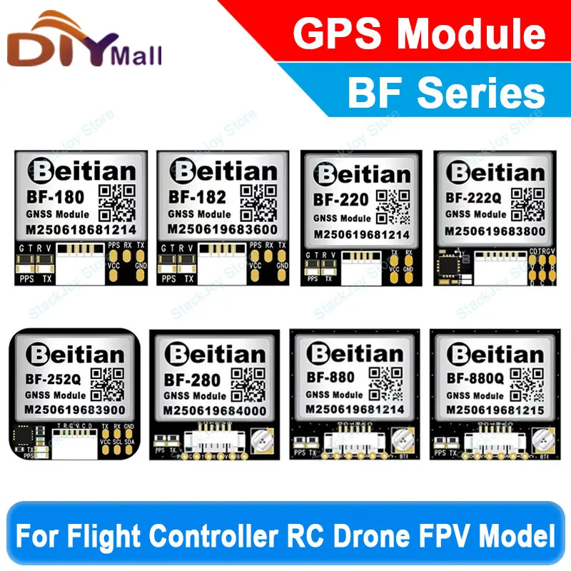 

GPS-модуль Beitian серии BF, модуль антенны GNSS для радиоуправляемого дрона, модель FPV, контроллер полета, отслеживание с фиксированным крылом