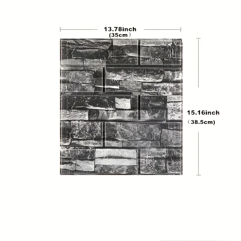 10/20pcs 3D Foam Soft Brick Adhesive Pattern Wall Sticker Waterproof Wallpaper Peel Stick Wall Panel Home Decor Living Room