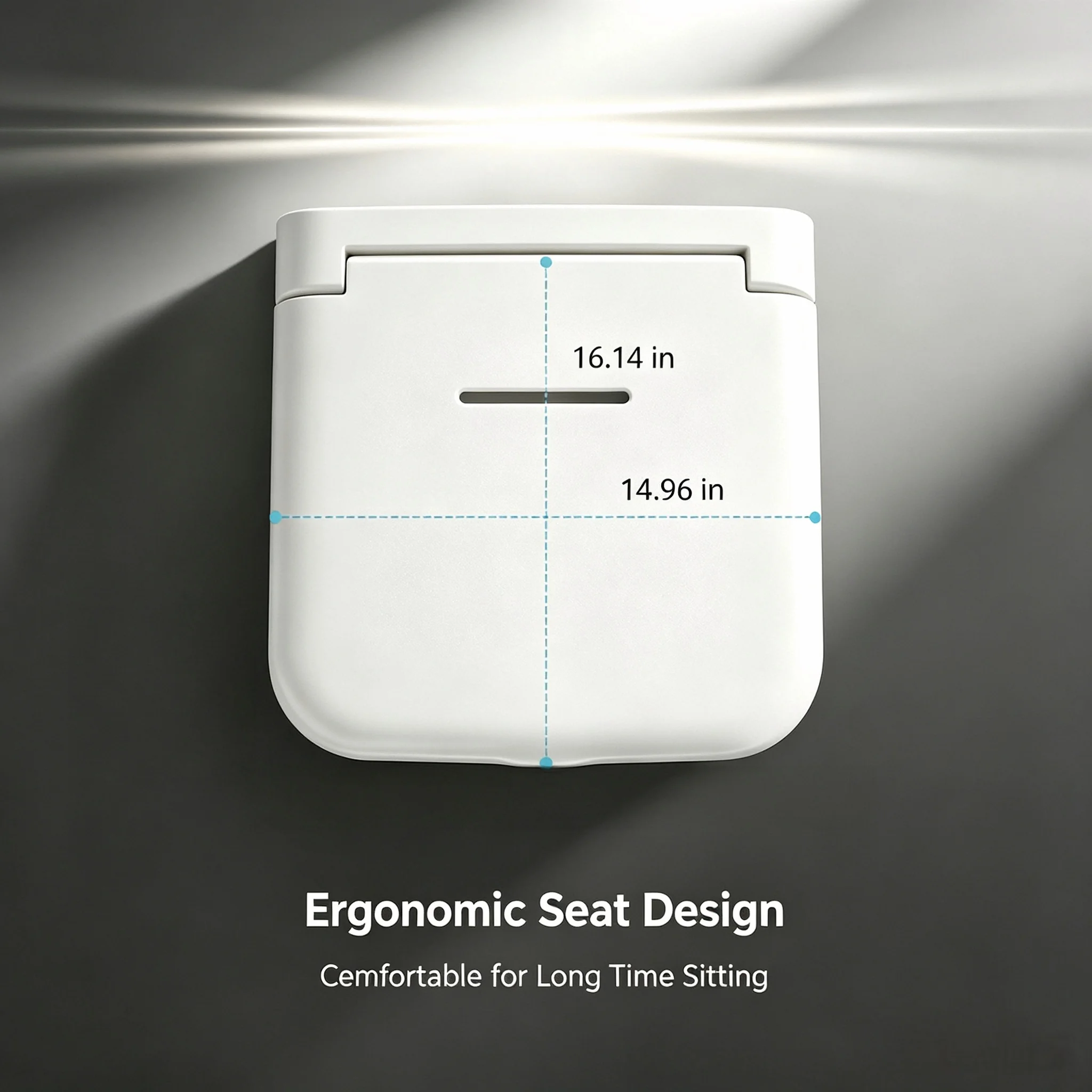 Modern Design Non-Slip Wall Mounted Shower Seat, Compact Bathroom Chair for Disabled, Hot Selling Space Saver