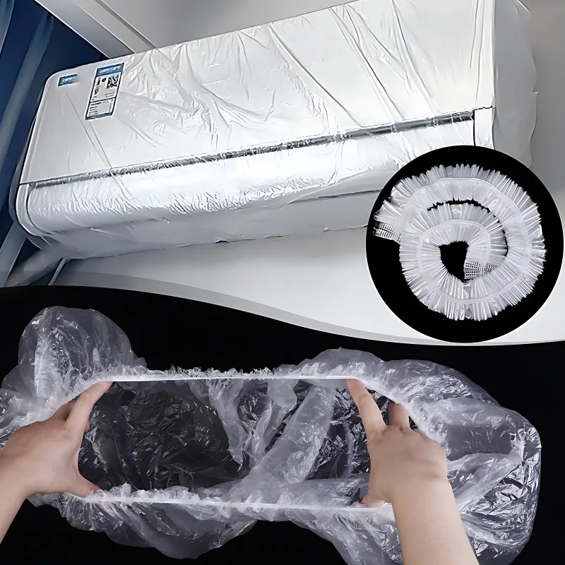 Air Conditioner Dust Cover Disposable Indoor Hanging Air Conditioner Cover Home Furniture Fan Large Dustproof Storage Supplies