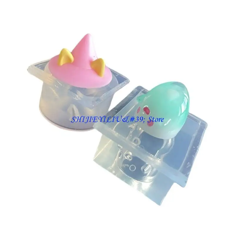 

E21F Easy Demold Silicone Mold for Creative Specter Themed Designs Home Ornaments