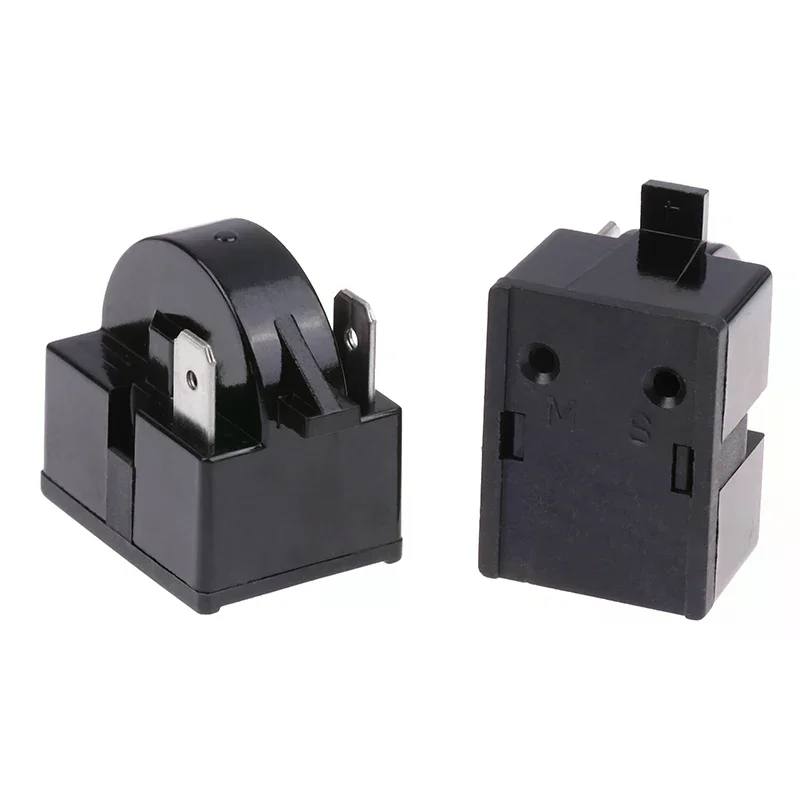 1Piece Refrigerator Compressor PTC Start Relay Refrigerator Starter Overload Protector 1/2 Pin 15Ohm 1/6H Replace