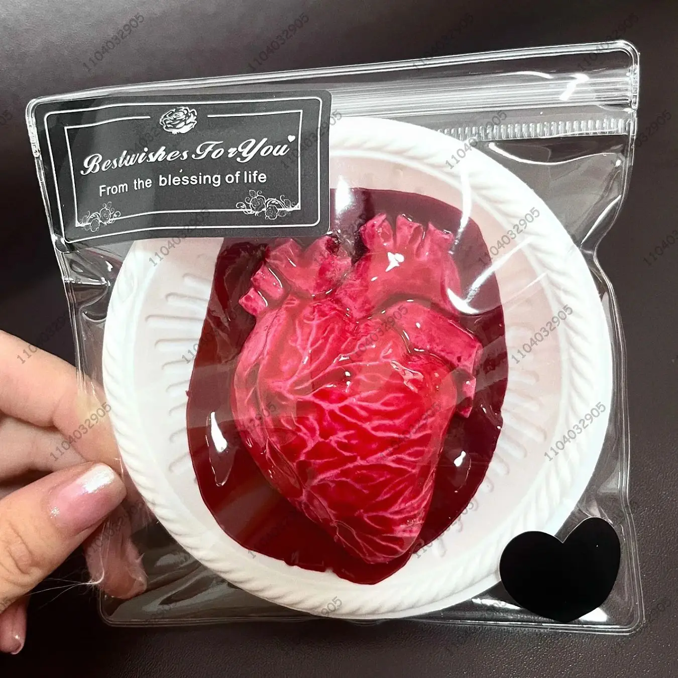 Heart Taba Squishy Organ Fidget Toy Silicone Human Heart Squeeze Toy ASMR Anti Stress Novelty Toy For Adult Trick Halloween Gift