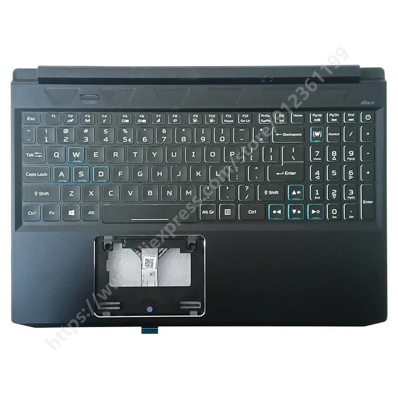For Predator Triton 300 PT315-52 Original New US Keyboard Laptop Palmrest Upper Top Case Backlight Replacement Keyboard